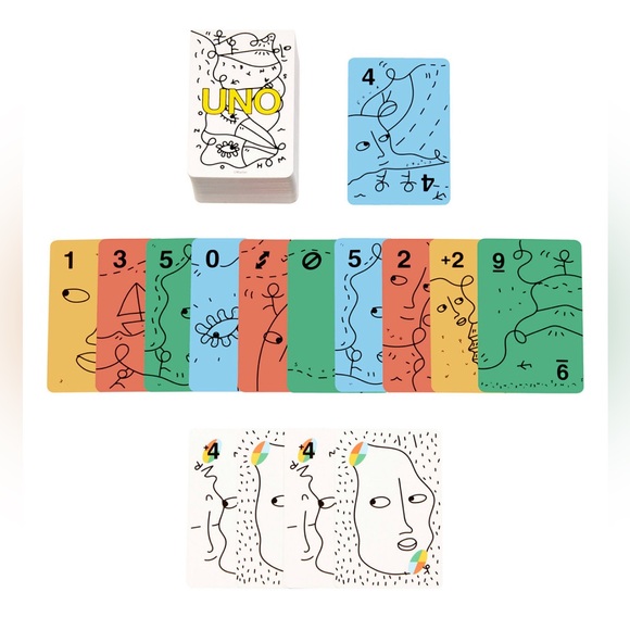 Uno Artiste Shantell Martin card game for kids, adults and family night, New - Picture 5 of 7
